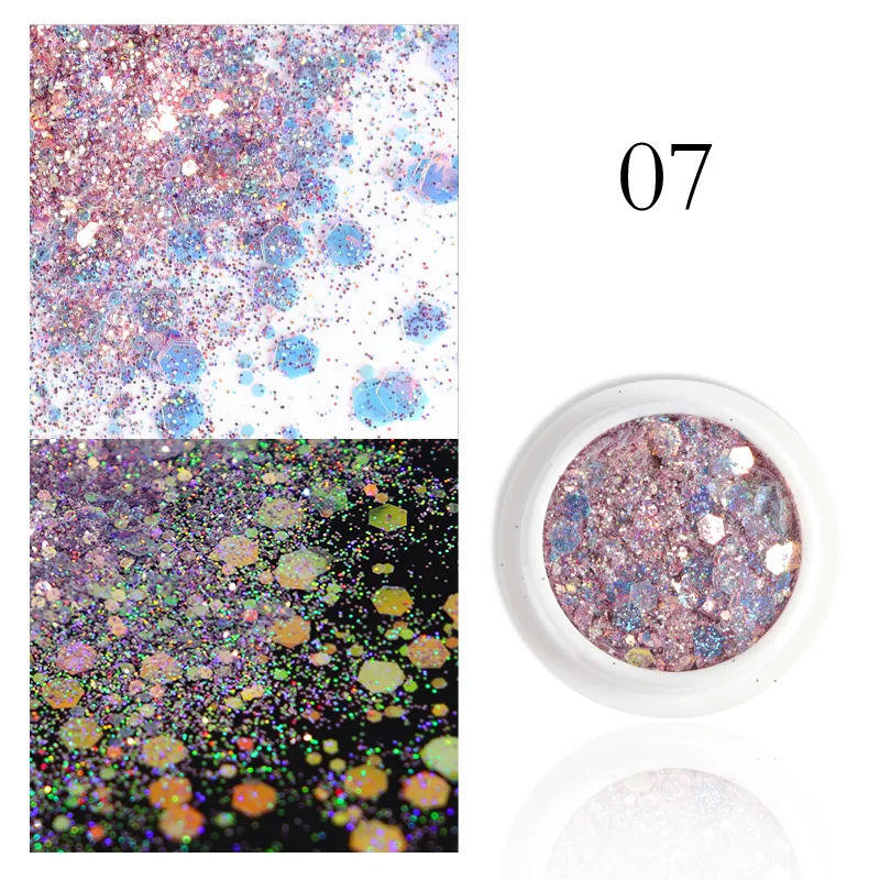 Блестки для дизайна ногтей женщин и девушек 10 цветов | Красота здоровье