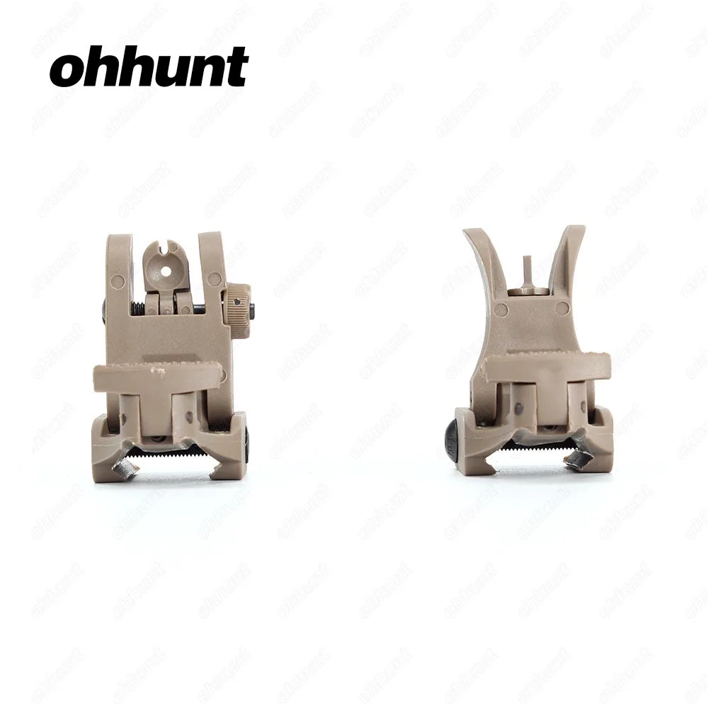 Тактический комплект Ohhunt для переднего и заднего вида складной дизайн двойные