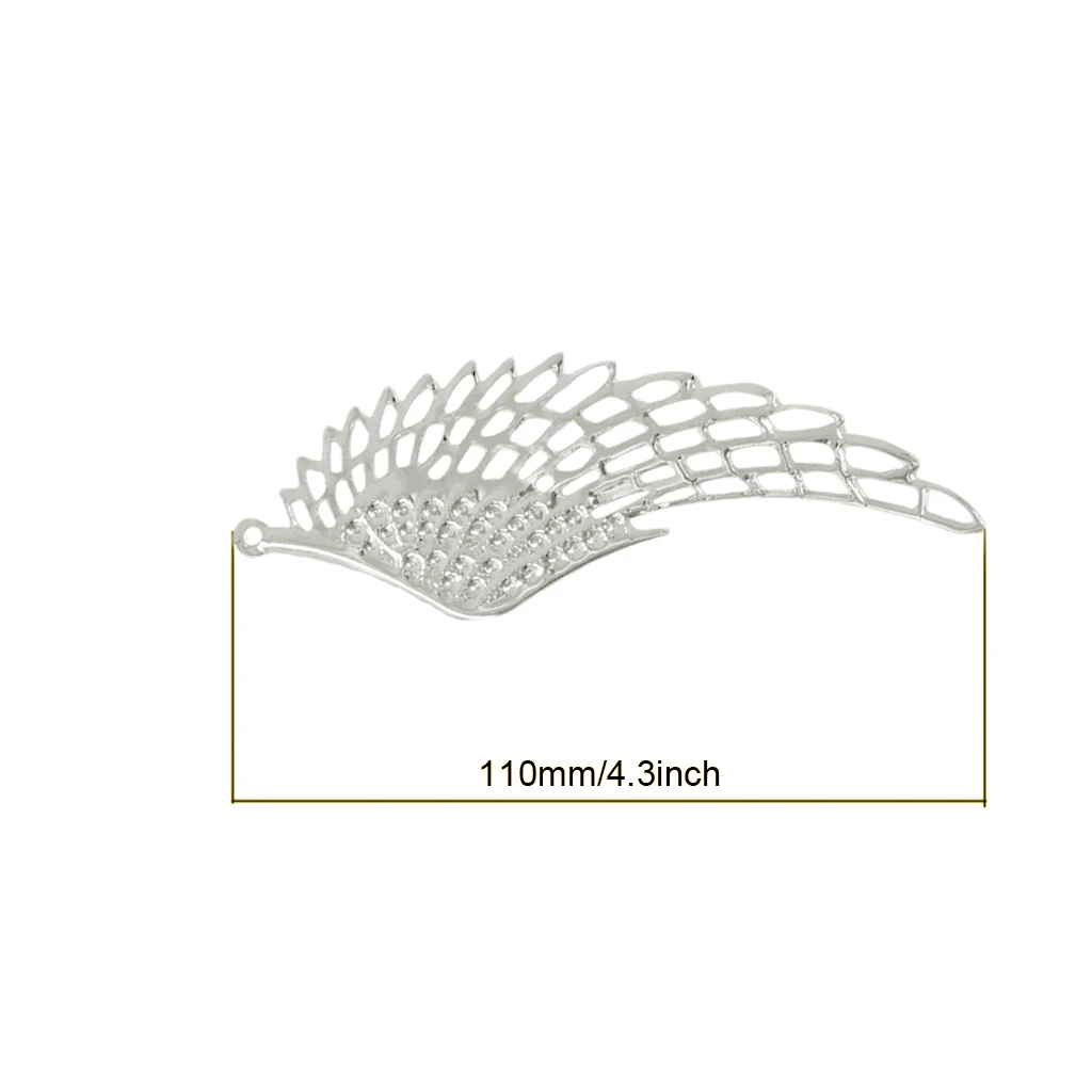 

36pcs Angel Wing Style Pendant Charm Embellishment For Diy Fashion Jewelry