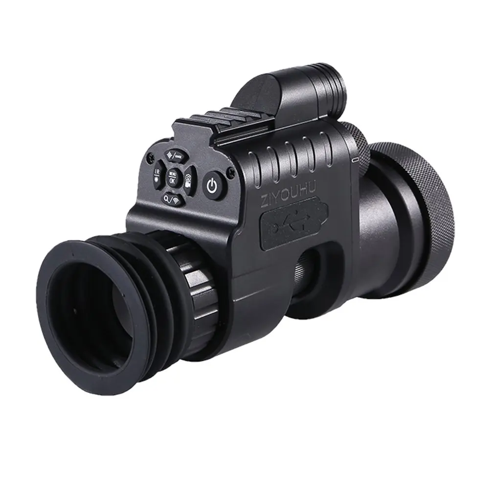 200m Range Digital Hunting Night Vision Rifle Scope Monocular Optic IR Sight Camera Multi-Imaging mode &amp Language | Спорт и
