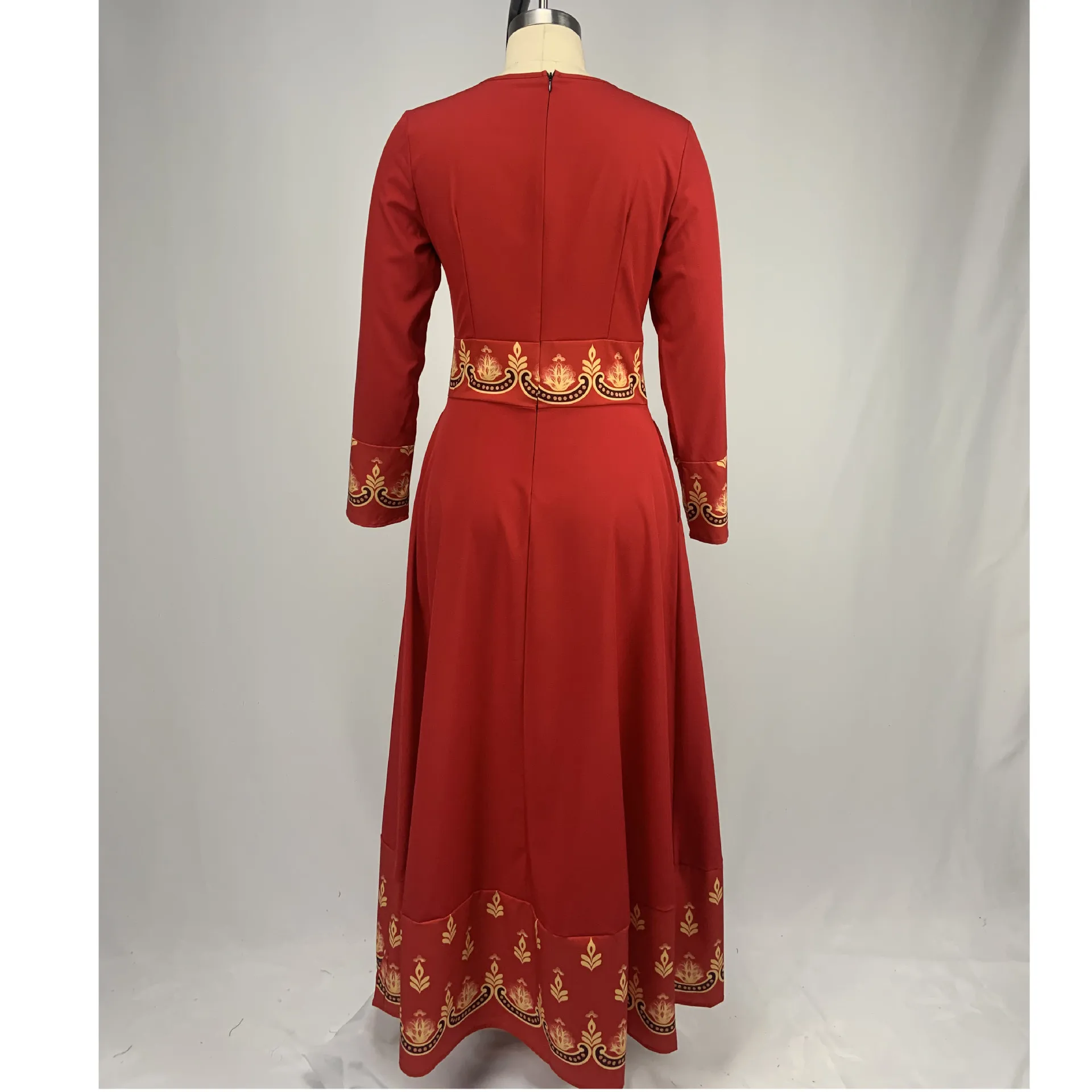 2021 Gaun Indonesia Hijab Bangladesh Gaun Ukuran Plus 5XL Dubai Biru Abaya untuk Wanita Pakistan Muslim Gaun Panjang Pakaian Islami