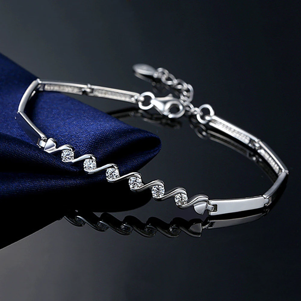 Браслеты из нержавеющей стали для женщин ювелирные изделия сплава модные