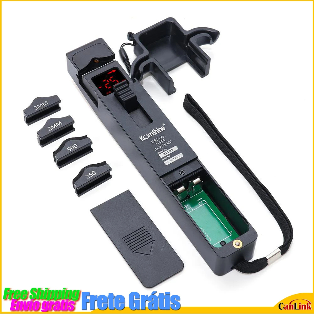 Идентификатор оптического волокна KomShine KFI-35, аналогичный идентификатору волоконного кабеля JDSU FI60/Noyes ubi400c, индикатор низкой мощности