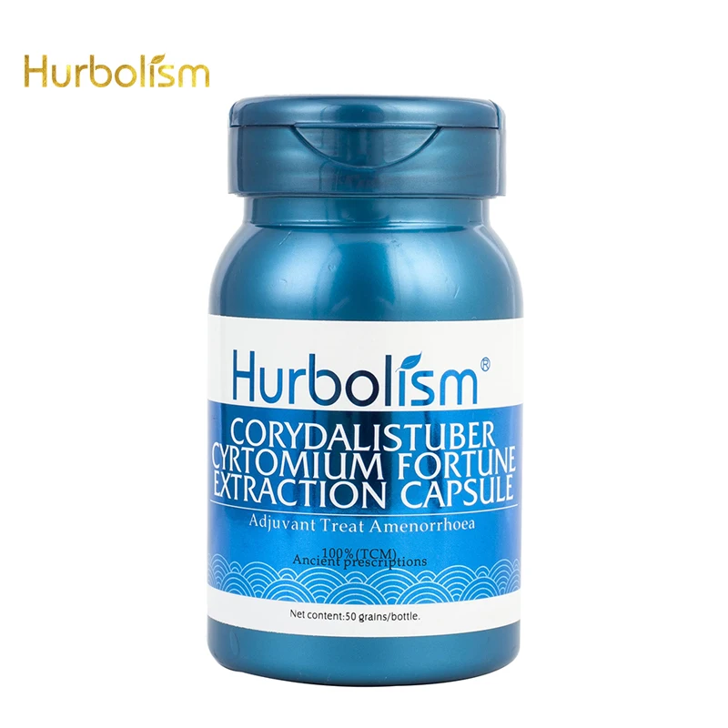 

Hurbolism Corydalis Tuber Cyrtomium Fortunei Extraction Capsule, Adjuvant Treat Amenorrhoea, Plants Extract,No Side Effect,50pcs