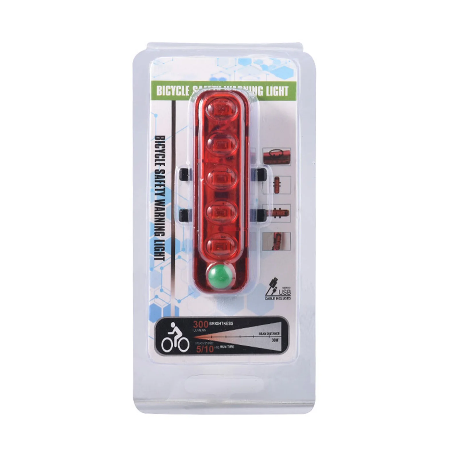 

Задний Фонарь велосипедный 600MHA, светодиодный фонасветильник для езды на велосипеде, с зарядкой от USB, предупреждение о спокойствии