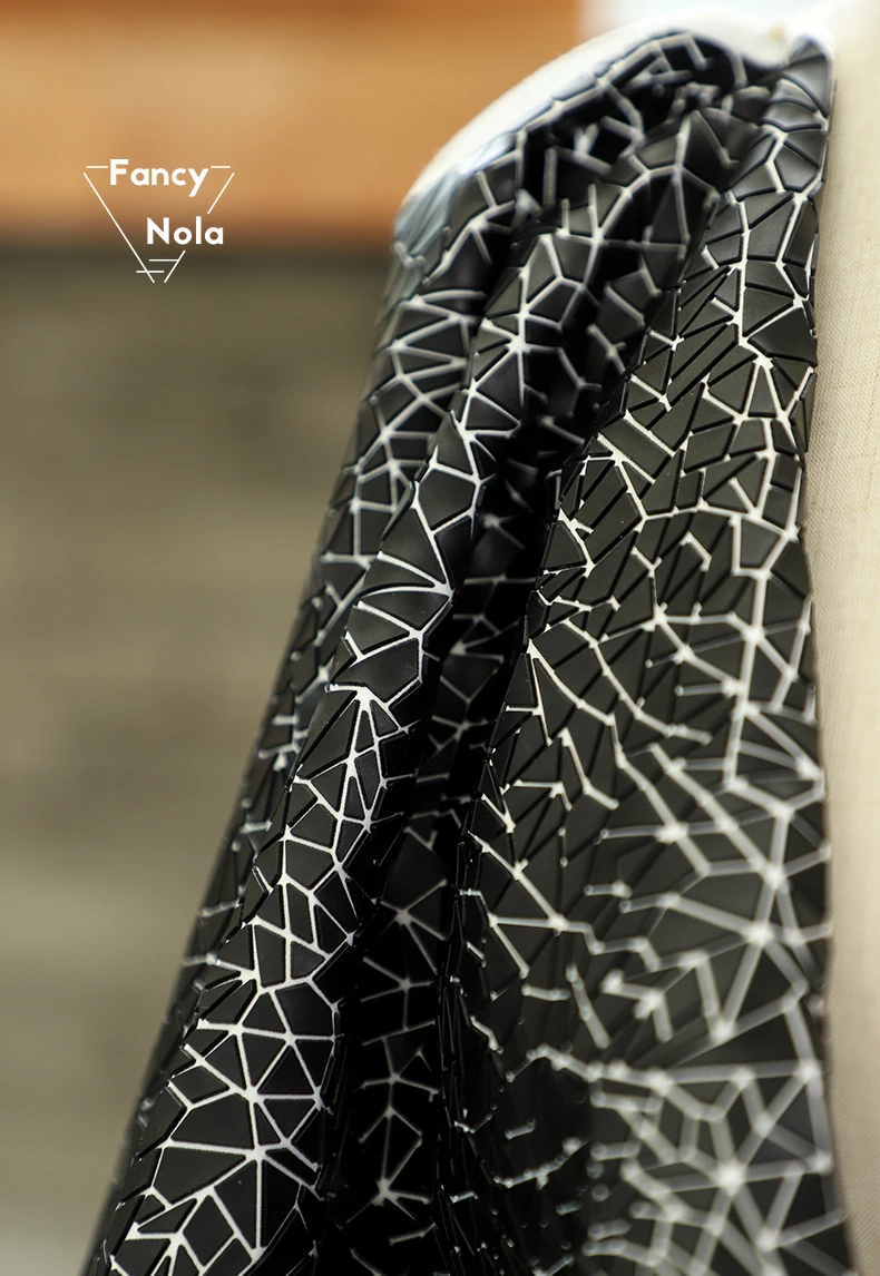 Оригинальные осколки ПВХ 3D стерео дизайнерская ткань специальная Складная