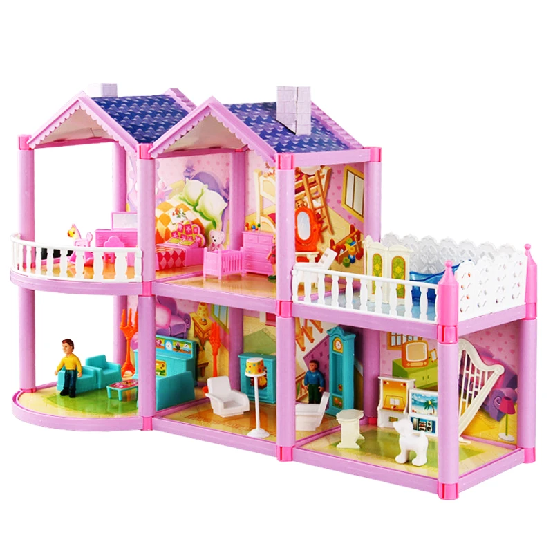 2020 Новый DIY Кукольный дом для кукол кукольные домики принцессы вилла замок с