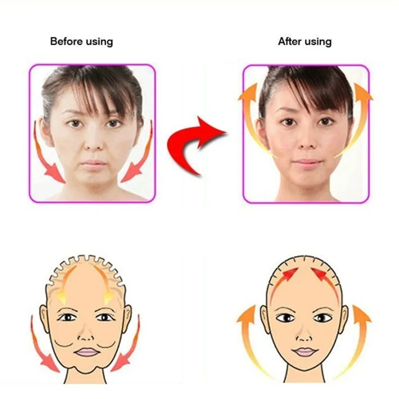 2 шт. эластичный бинт лица Подтяжка для похудения в Форма уменьшить двойная цепь