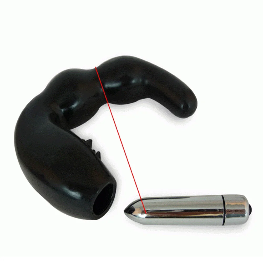 Вибратор для стимуляции простаты силиконовый анальный массажер Анальная пробка