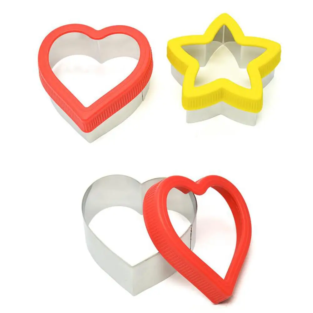 4 шт./компл. резак для печенья из нержавеющей стали резки конфет форма овощей