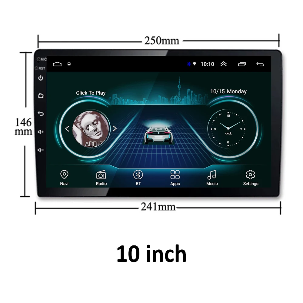 Автомагнитола для Honda CITY 2014 2015 2016 2017 левосторонний мультимедийный dvd-плеер Android 8 1
