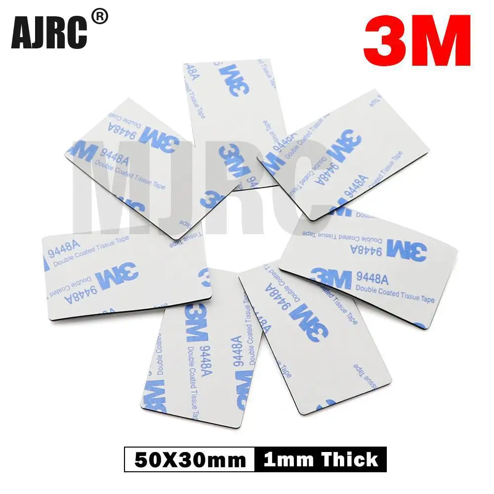 MJRC 5 50 шт. 3 м Двусторонняя черная пенопластовая лента прочная прокладка