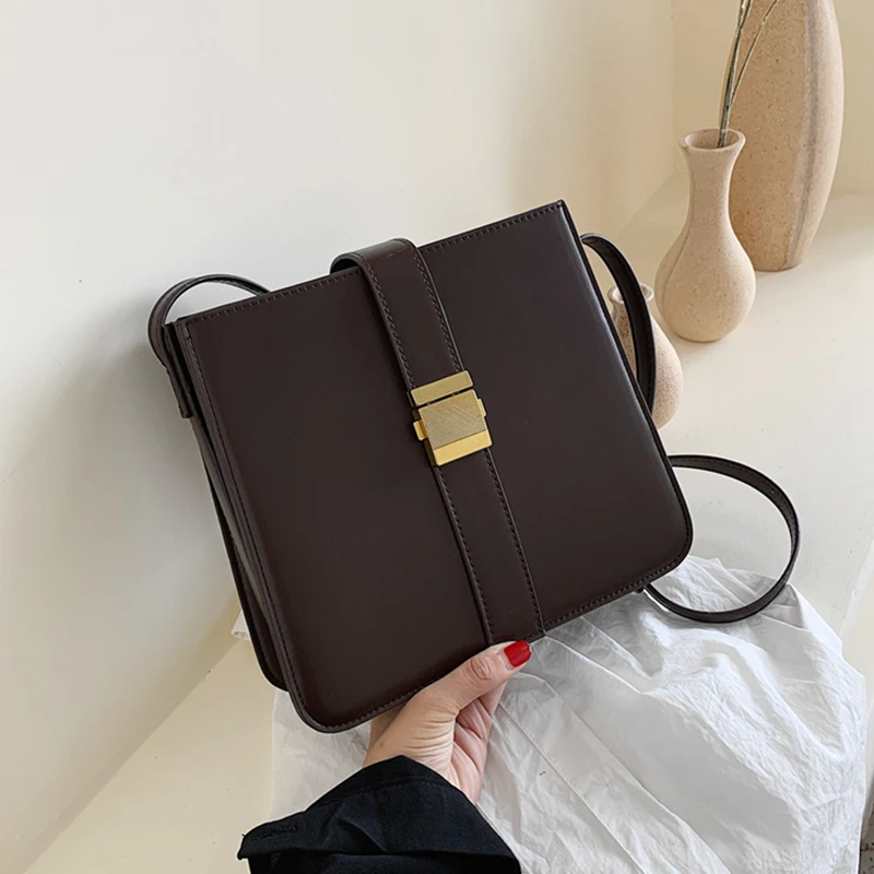 

Винтажная коробка, дизайнерские маленькие сумки через плечо для женщин, кошельки известного бренда с квадратным замком для телефона, женск...