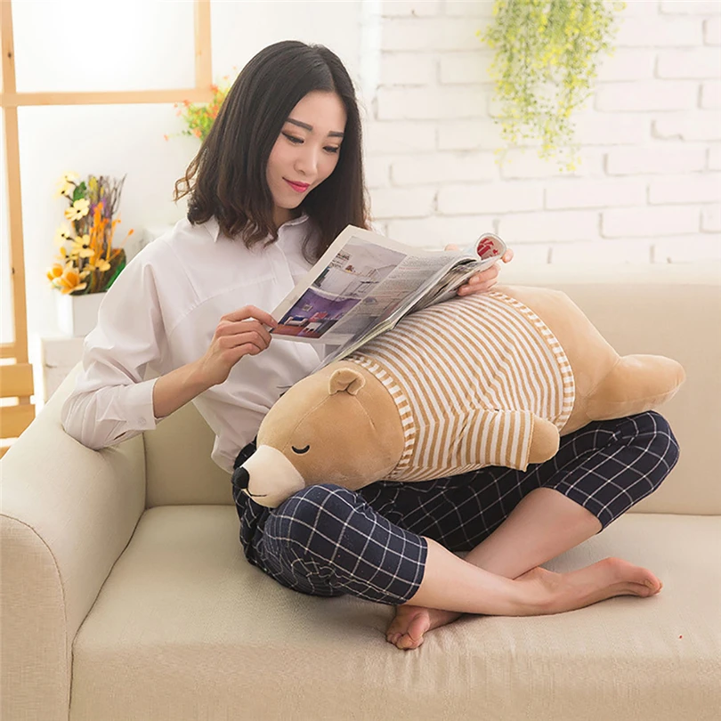 35 см милый белый медведь плюшевая кукла-животное супер мягкая PP хлопковая