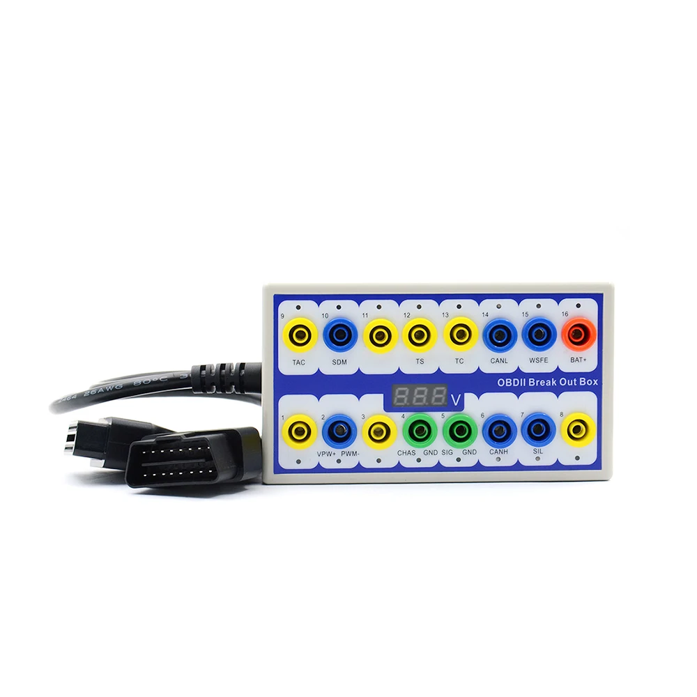 Новейший 2021 OBD2 разрывная коробка автомобиля OBD 2 автомобильный протокол детектор