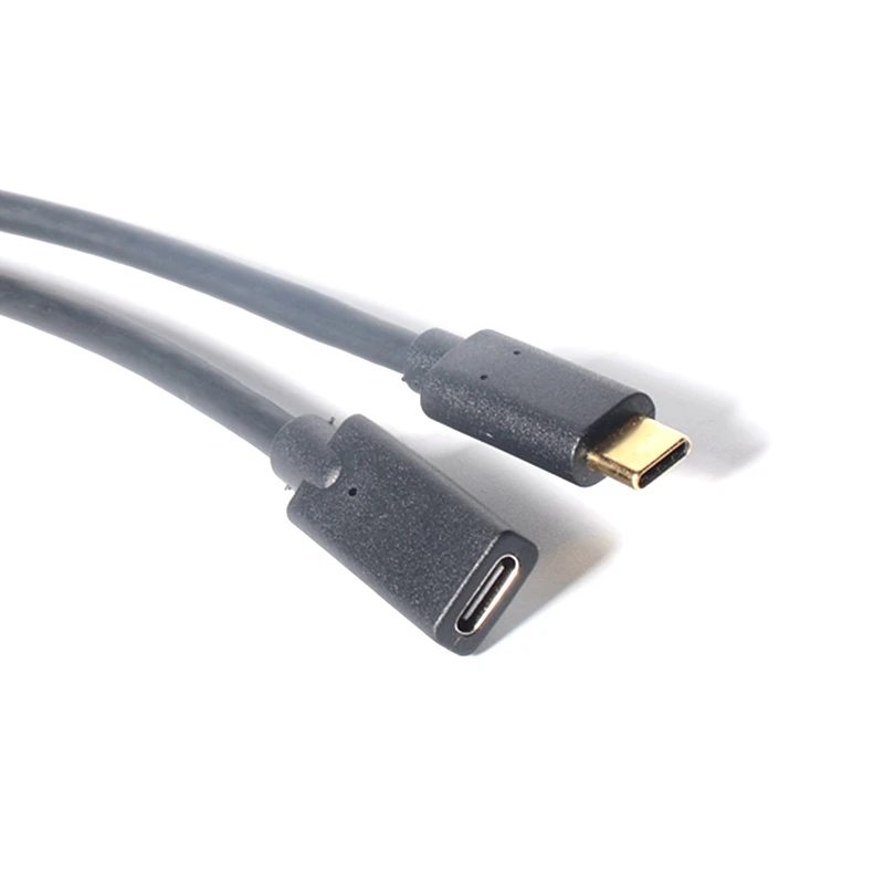 Тип USB C кабель мужского и женского пола быстрая зарядка Зарядное устройство 30 см