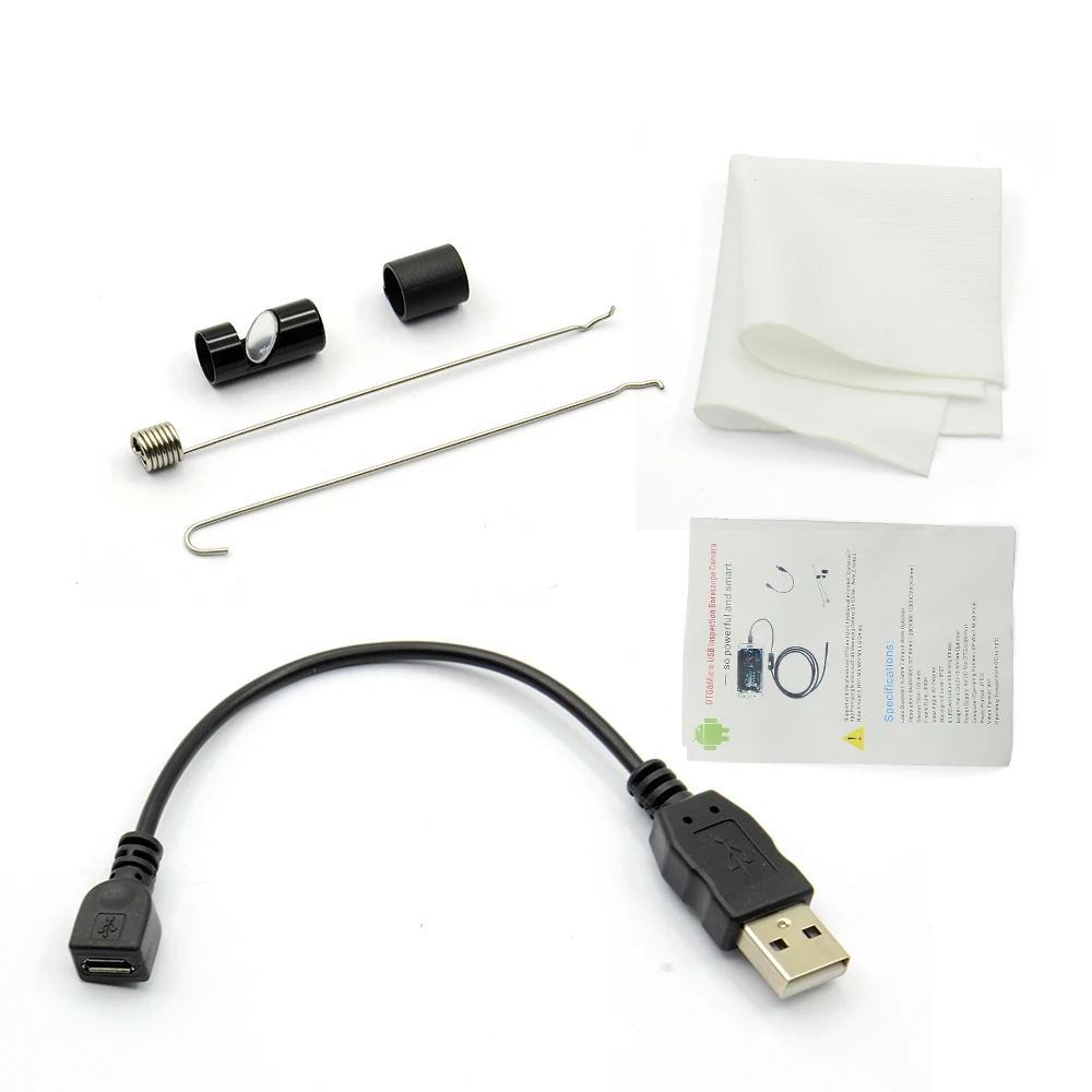 

2021 New Arrival 5.5mm 1m 1.5m 2m 3.5m 720P Lens HD USB Endoscope 6 LED Inspection Pipe Camera For Android Phone PC Waterproof