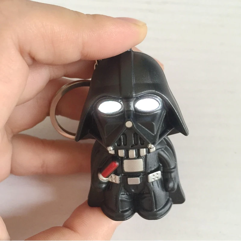 Небольшой светодиодный светильник вспышка портативный брелок черный рюкзак