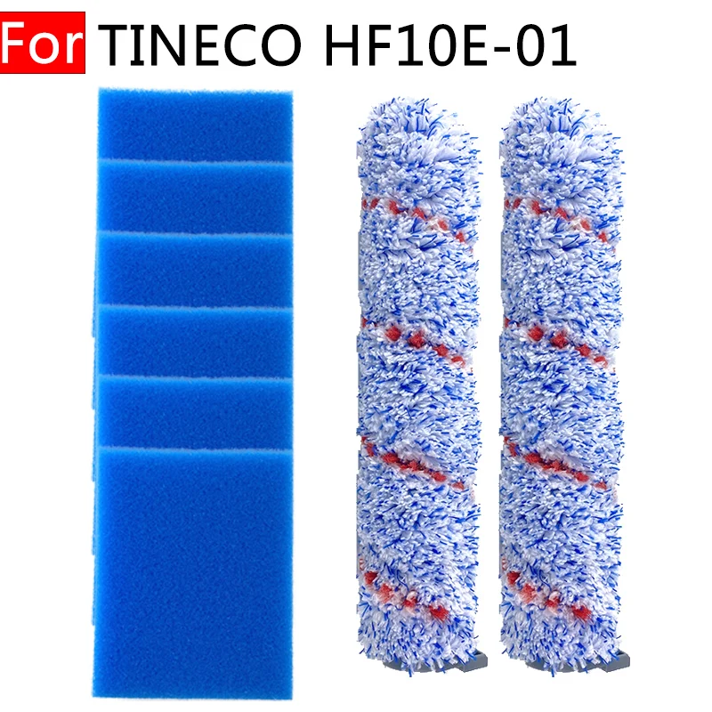 

For TINECO HF10E-01 Smart Home Accessories Spare Parts Hepa Filter Cotton Roll Brush Kit Mop Wash Floor Robot Vacuum Cleaner