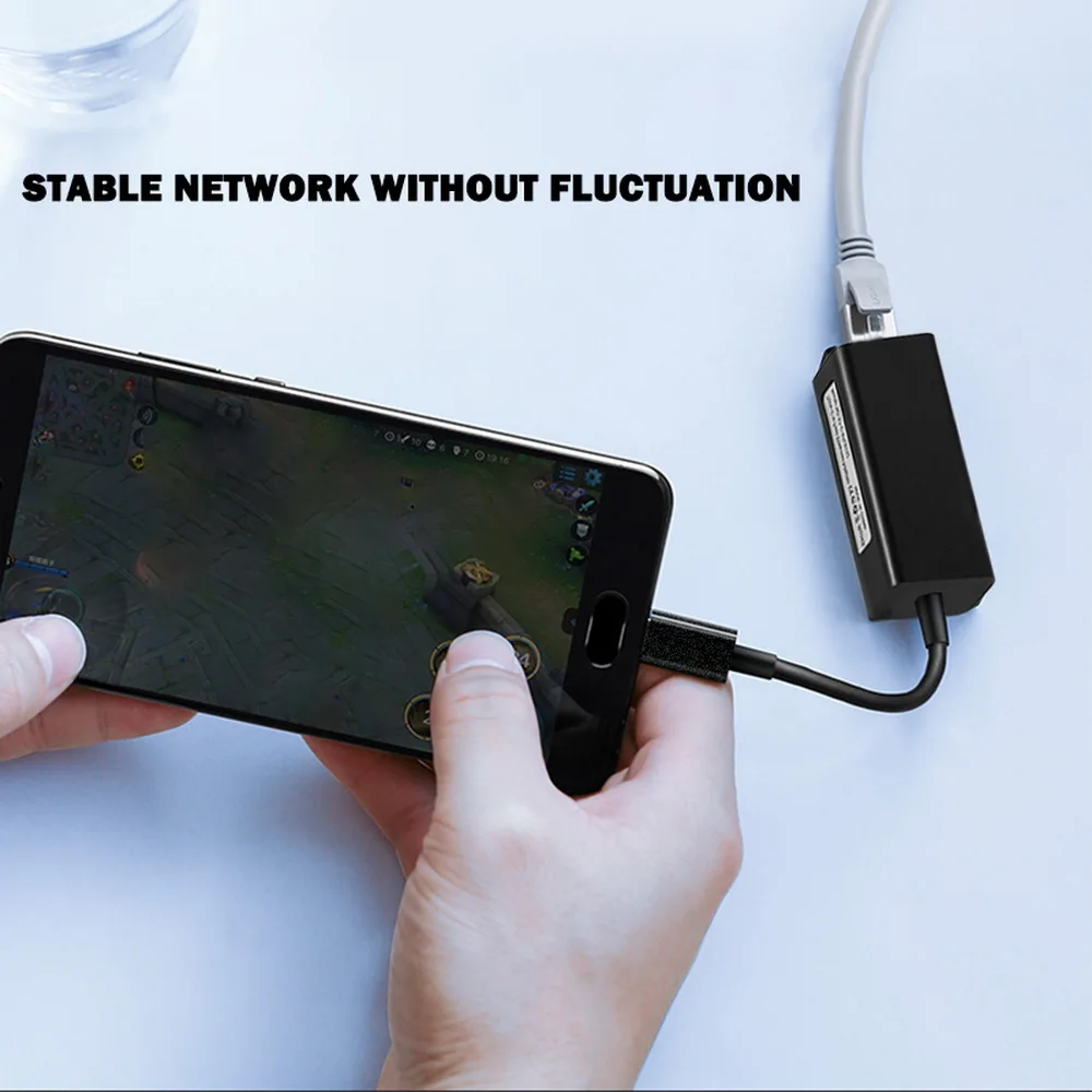 Проводной сетевой адаптер USB Type C к RJ45 Ethernet LAN|Сетевые карты| |