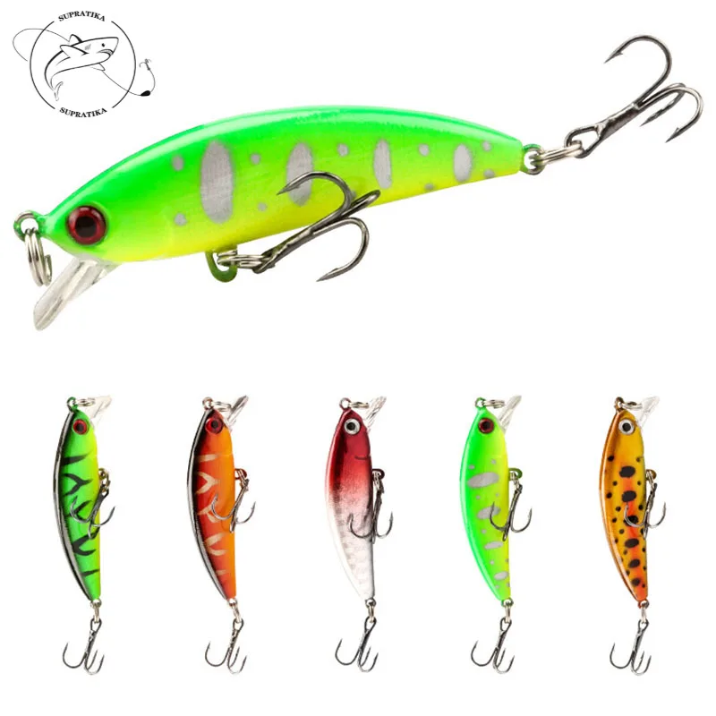 

Bionic Minnow Sinking Wobblers 58mm/4.8g Freshwater Plastic Fishing Bait 3D Eyes Anti-Corrosion Professio Fishing Lure Hard Bait