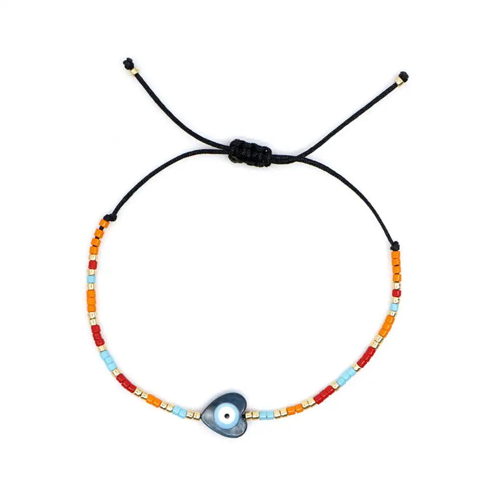 Go2boho MIYUKI Evil Eye браслеты Fatima ручной браслет женские крест Pulsera Mujer Boho шикарные летние пляжные ювелирные изделия со звездами Bijoux