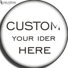 LUWELLEVER на заказ 18 мм круглая стеклянная кнопка оснастки Шарм ювелирных изделий компонент для браслета ожерелье