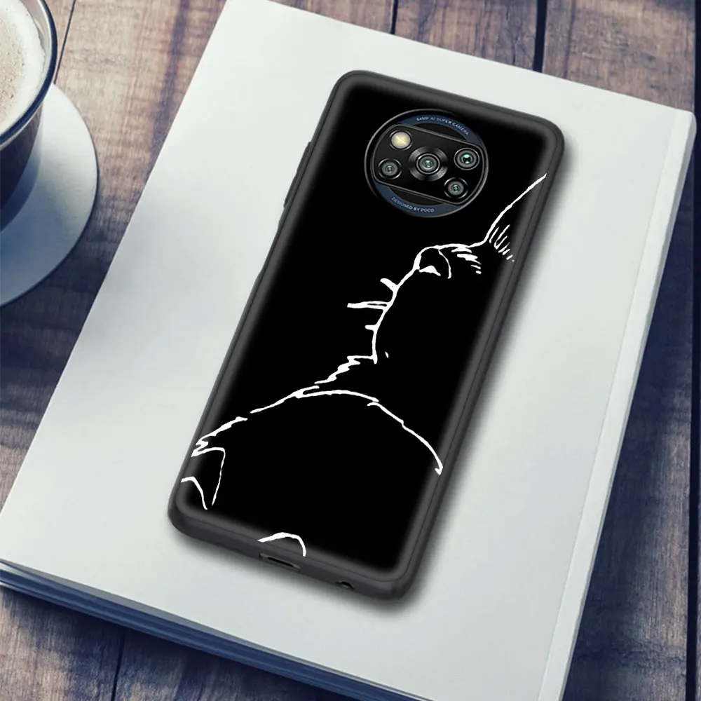 

Phone Cover For Xiaomi Mi Poco X3 NFC 11 10T Pro 9T CC9 Note 10 Lite Black Soft Casos Mobile Case Studio Ghibli Totoro