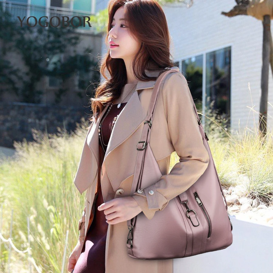 Сумка-хобо Женская на плечо винтажный вместительный саквояж