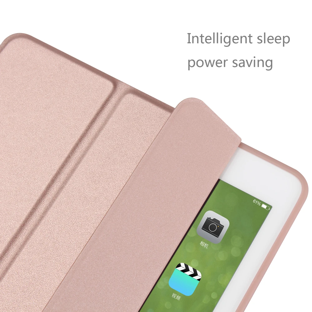 Чехол для iPad Mini 5 7 9 дюймов чехол из искусственной кожи силиконовая Мягкая задняя