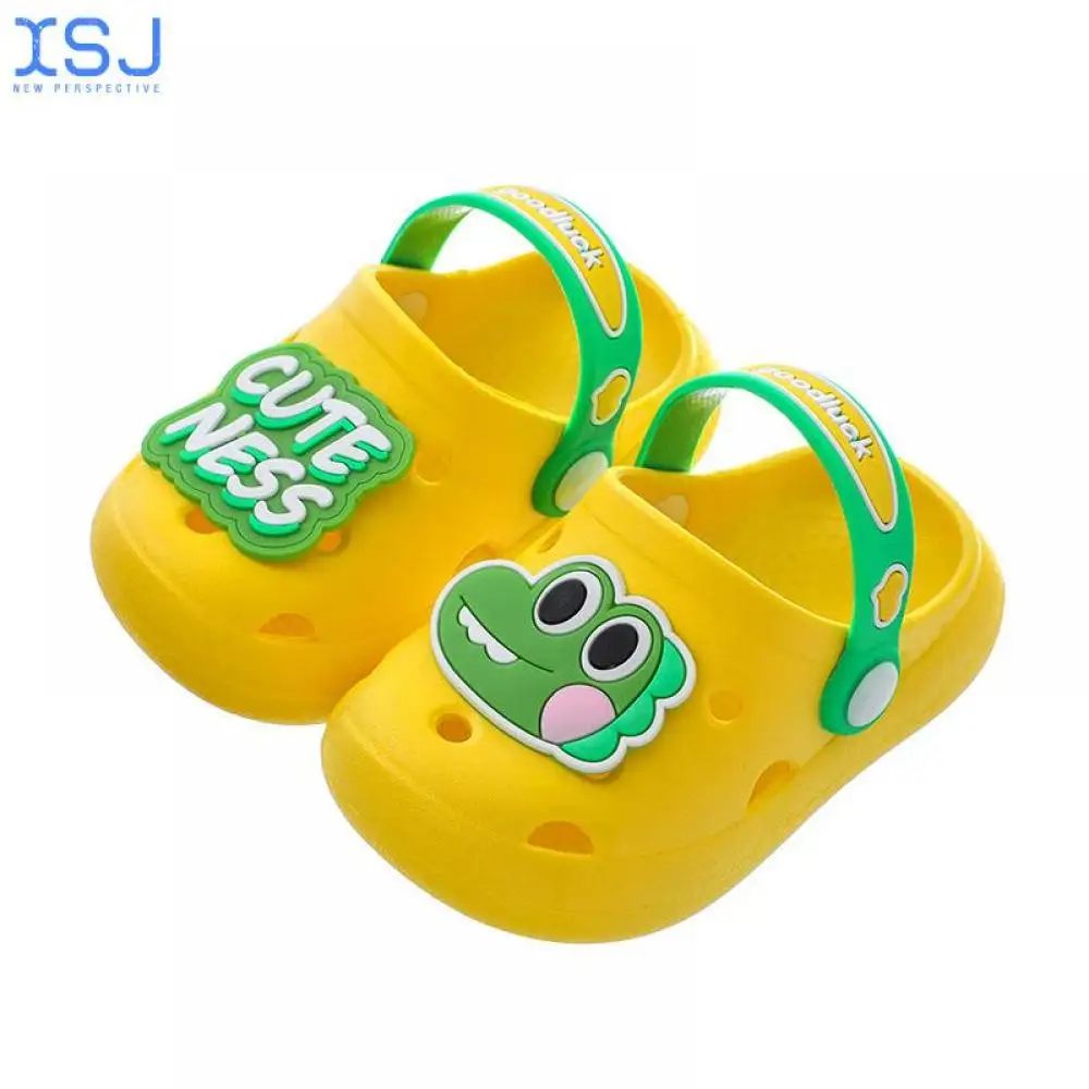 

Children's Slippers Boys and Girls Hole Shoes Non-Slip Soft Bottom Indoor Anti-Collision Baby Sandals and Slippers Summer