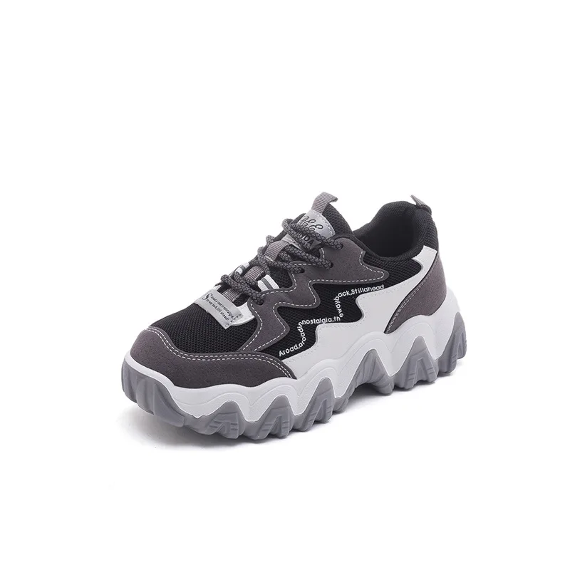 

Women Fashion Sneakers 2020 Spring Women Casual Shoes Lace-Up Reflective Trim Women Sneakers Platform Shoes