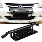 23 дюймов Универсальный бык бар передний бампер номерные знаки журнала светильник кронштейн внедорожник держатель лампы внедорожный светодиодный светильник бар Алюминий