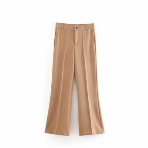 CC2 pant 9304 Bazaleas/комплект из 2 предметов цвета хаки; Модный женский комплект из двух предметов; Повседневный Женский костюм; Прямая - Цвет: CC2 pant 9304
