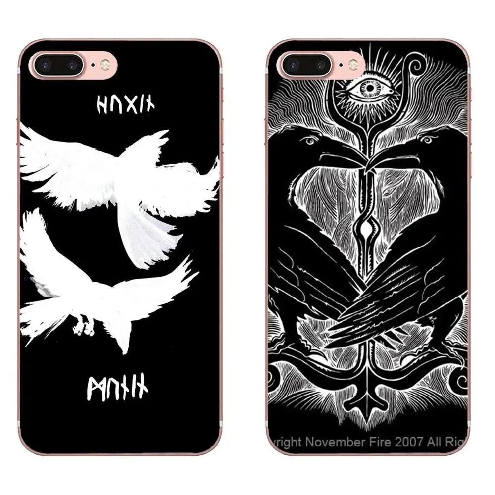Викинг один скандинавской Huginn и Muninn для Galaxy Alpha Core Note 2 3 4 S2 A10 A20 A20E A30 A40 A50 A60 A70 M10 M20 M30