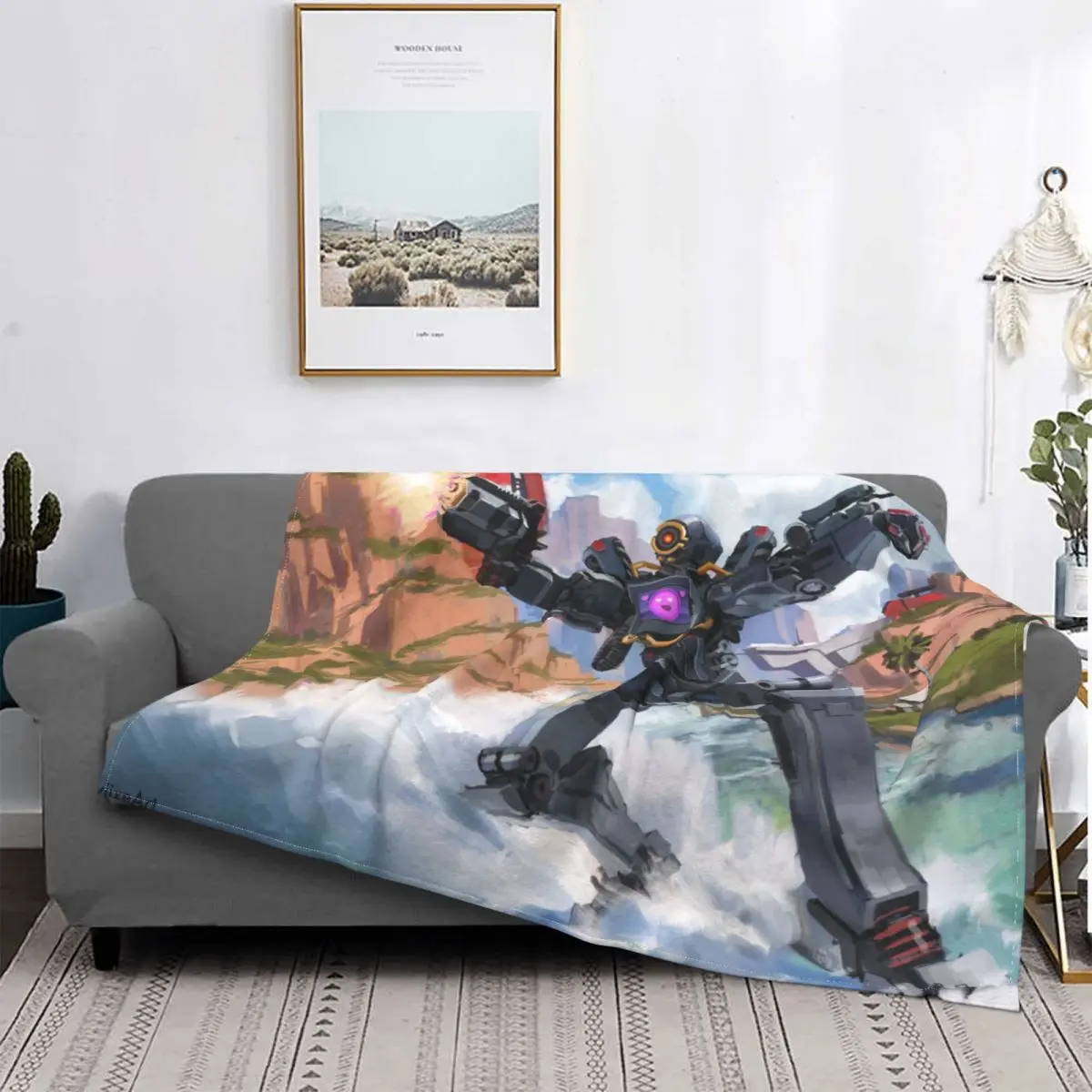 Apex Legends криптовалютическая игра Живопись Дизайн Портативный теплый плед одеяла