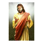 Религия портрет роспись бриллиантами Иисус круглый полный дрель Nouveaute DIY мозаика вышивка 5D Вышивка крестиком картина маслом