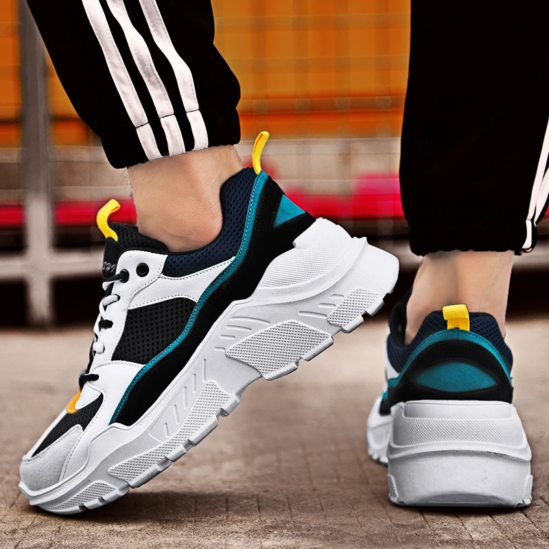 

Women Shoes Couple Fashion Female Sneakers Breathable Women Chunky Dad Shoes Platform Trendy Korean Ladies Thick Sole Shoes