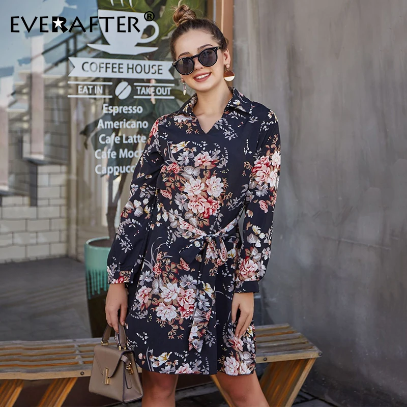 Женское винтажное шифоновое платье EVERAFTER элегантное в стиле бохо с отложным