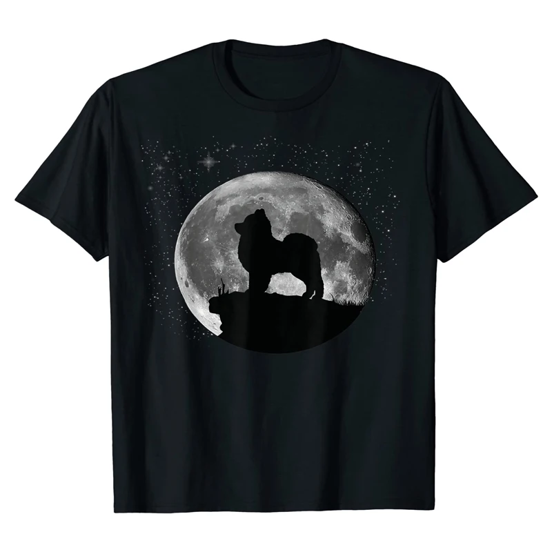 

2021 Summer Men's T-shirt Pomeranian Gift Print Street Casual Short Sleeve O-Neck Pure Cotton High Quality Oversized T-shirt Top