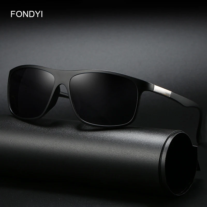 

FONDYI Own Brand Stylish Fashion Sunglasses UV400 Mens Designer Men Trendy Gafas de sol Women Shades Driving Eyewear with Case