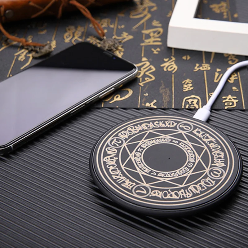 10 Вт волшебное Быстрое беспроводное зарядное устройство мобильный телефон мини