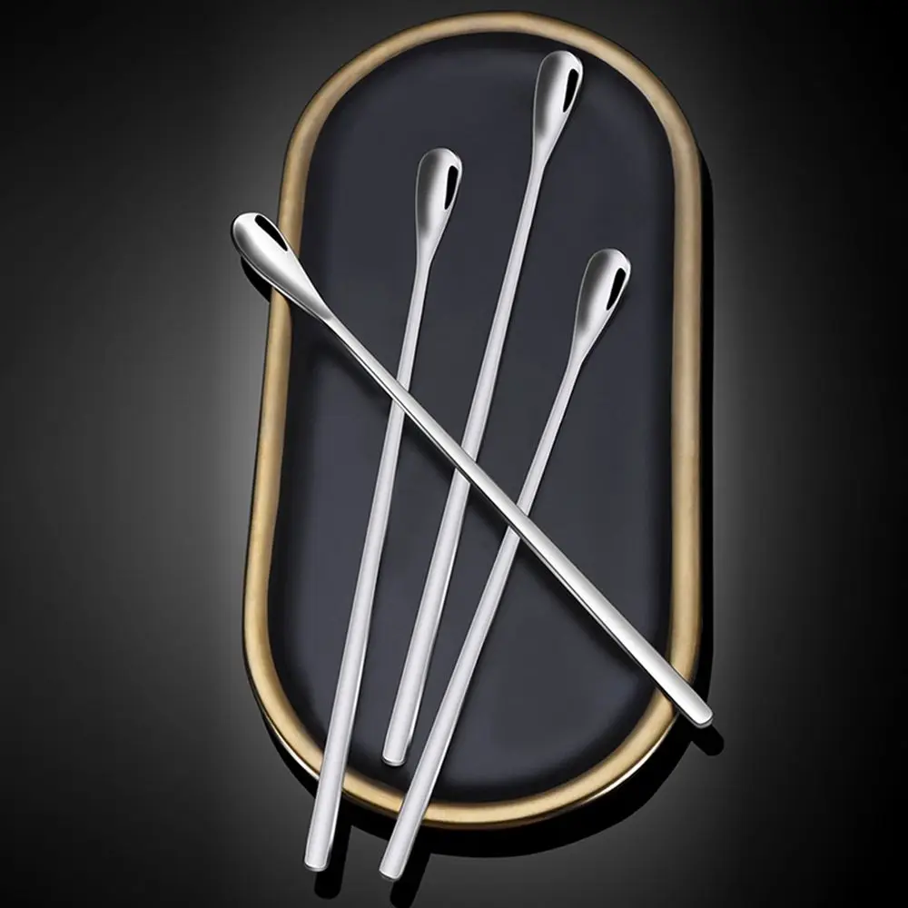 

Кухонные ложки для Пикника Из Нержавеющей Стали, ложки для мороженого, инструменты для перемешивания, чайные ложки, инструменты для бара, ку...