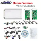 Профессиональный адаптер Carprog V8.21V10.93, полный адаптер V8.21 с брелоком, для радиоприборной панелиIMMOECU, инструмент для ремонта автомобиля