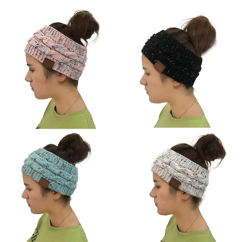 

2019 Winter Warmer Ear Knitted Headband Turban For Lady Elastic Wool Head Wrap Hairband Girls Elegant Accessories Dropshipping