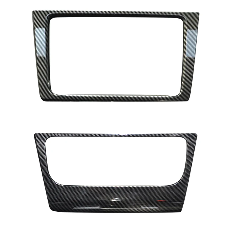 

DWCX 3pcs Car Center Console Air Vent Radio A/C Control Panel Cover Trim Frame ABS Moulding Fit For VW Golf GTI 6 MK6 Personlise