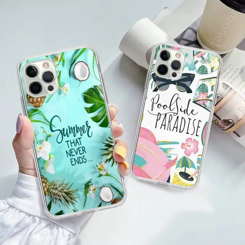 

Hello cool summer Phone Case for iPhone 11 12 13 mini pro XS MAX 8 7 6 6S Plus X 5S SE 2020 XR case