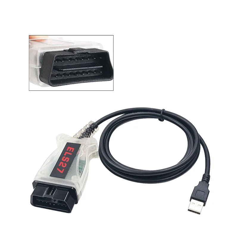 V2.3.8 ELS27 FORScan OBD2 сканер автомобильный диагностический инструмент кабель зеленая