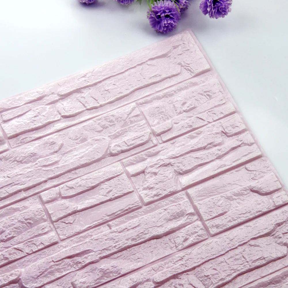 DIY 3D Кирпич из пенополиэтилена наклейка для комнаты каменное украшение рельефное