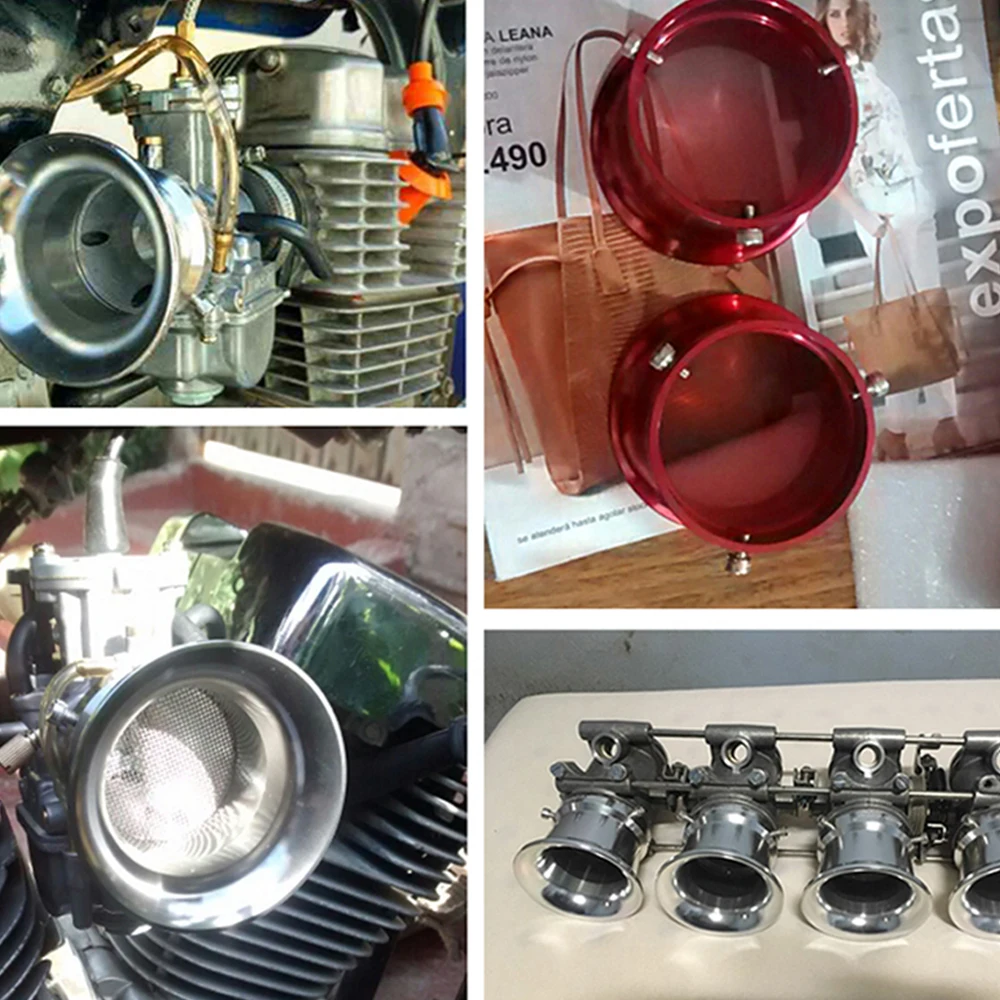 

SCL MOTOS 1PC 55mm Motorbike Carburetor Air Filter Cup Wind Cup Horn Cup For PWK32 PWK34 Keihin OKO KOSO Carb Motorcycle Parts